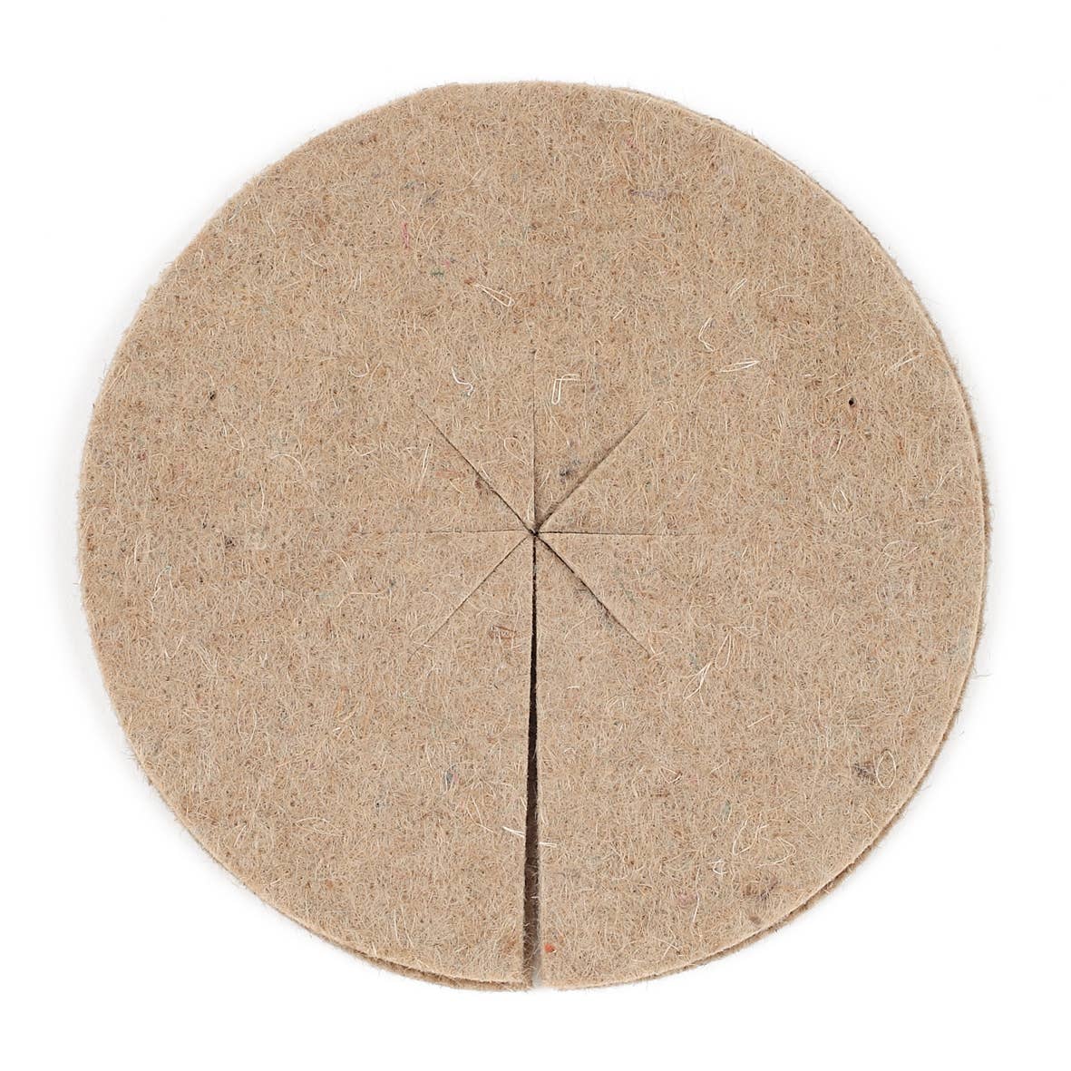 700g/m² Natural Jute Felt Mulch Disc - Snedkerværktøj