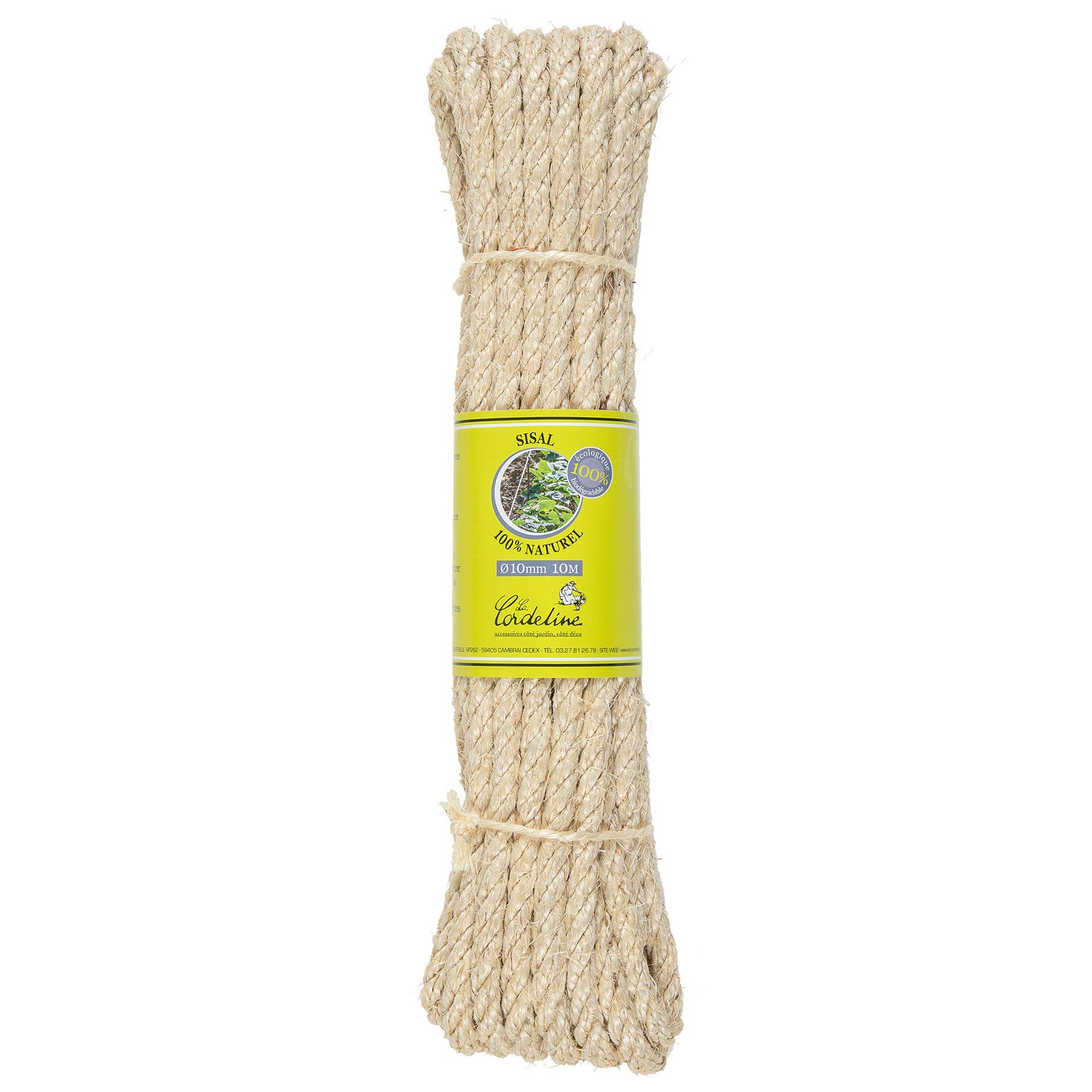 Natural Sisal Rope 10 Meters - Snedkerværktøj