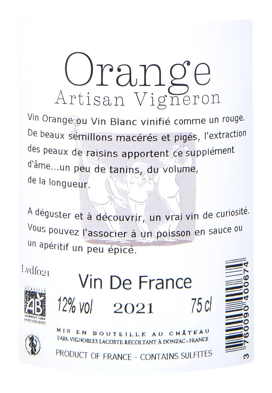 Organic Orange Wine "Orange" 2023 Wax - Snedkerværktøj